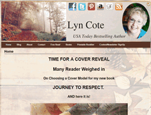 Tablet Screenshot of booksbylyncote.com